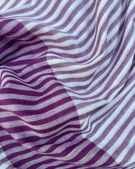 Soft Handloom Cotton Dress Material – Lavender Shade