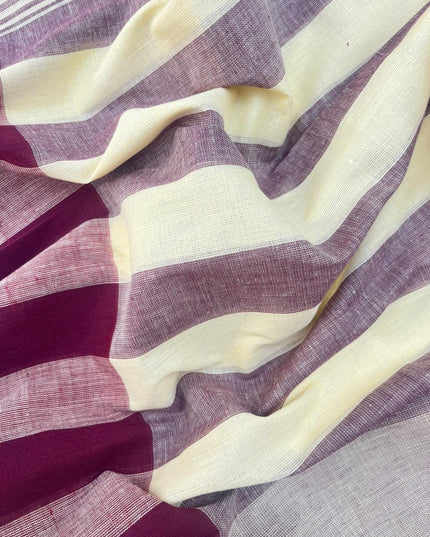 Soft Handloom Cotton Dress Material – Pink Shade