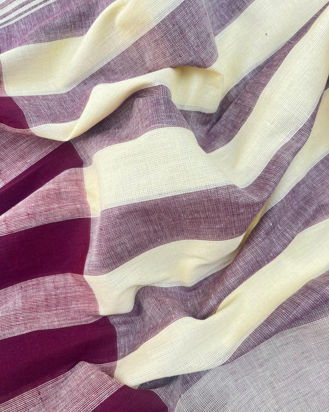Soft Handloom Cotton Dress Material – Pink Shade