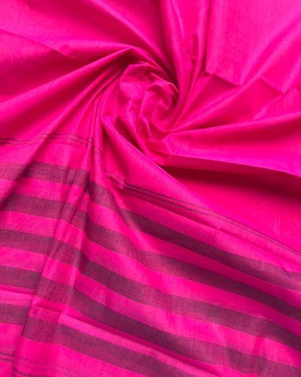 Pure Cotton Handloom Top & Dupatta Set | Pink Dress Material