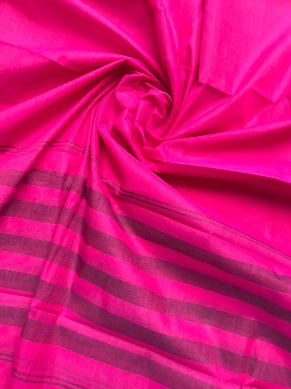Pure Cotton Handloom Top & Dupatta Set | Pink Dress Material