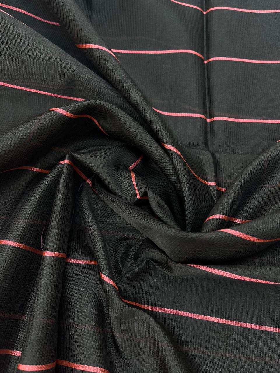 Mangalagiri Semi Pattu Dress Material with Zari Border – Baby Pink Colour