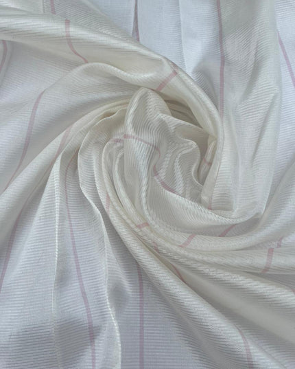 Mangalagiri Semi Pattu Dress Material with Zari Border – Pastel Baby Pink Colour