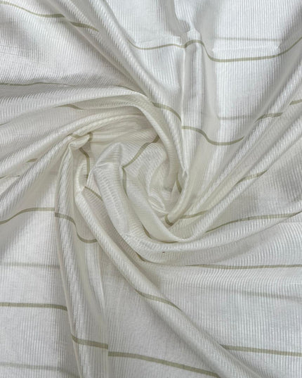 Mangalagiri Semi Pattu Dress Material with Zari Border – Pale pine Colour