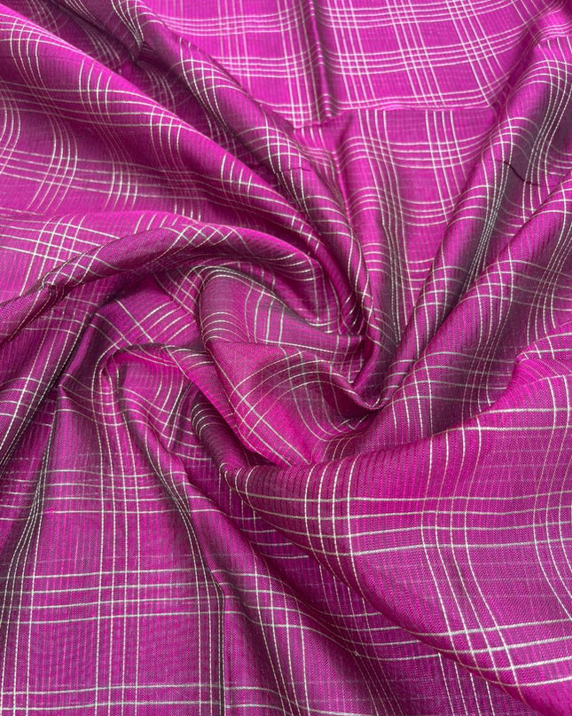 Mangalagiri Semi Pattu Dress Material with Zari Border – Green Colour Top & Dupatta - 2pc set