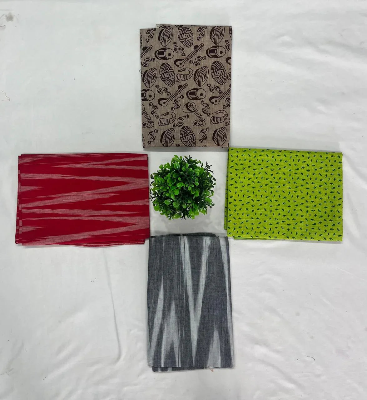 Cotton Blouse Bits Multi Colour with Pack of 4pcs