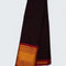 Bhavana Handlooms Narayanapet Mercerized Cotton Saree in wine maroon with gold zari border. Lightweight and soft finish.