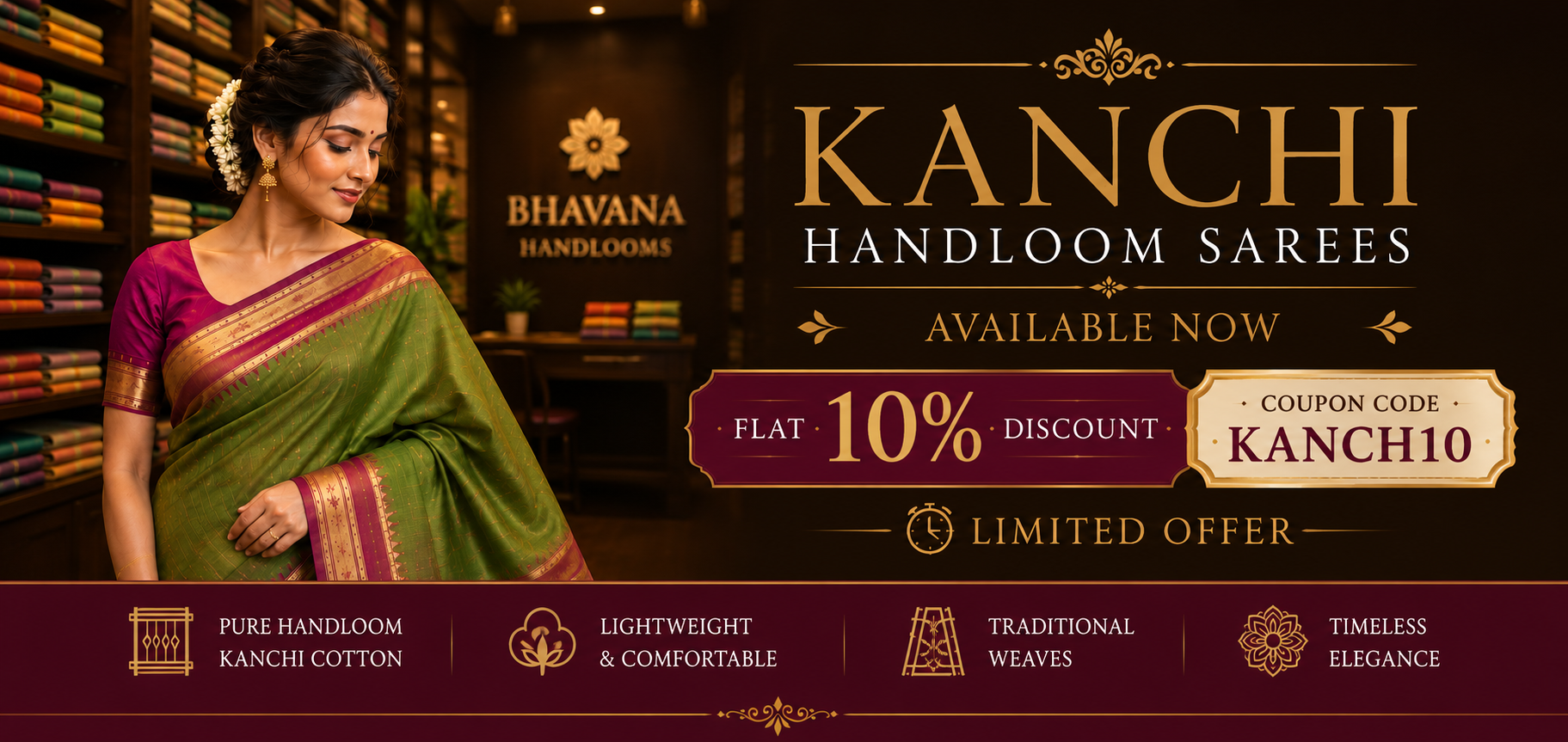 Bhavana Handlooms Banner